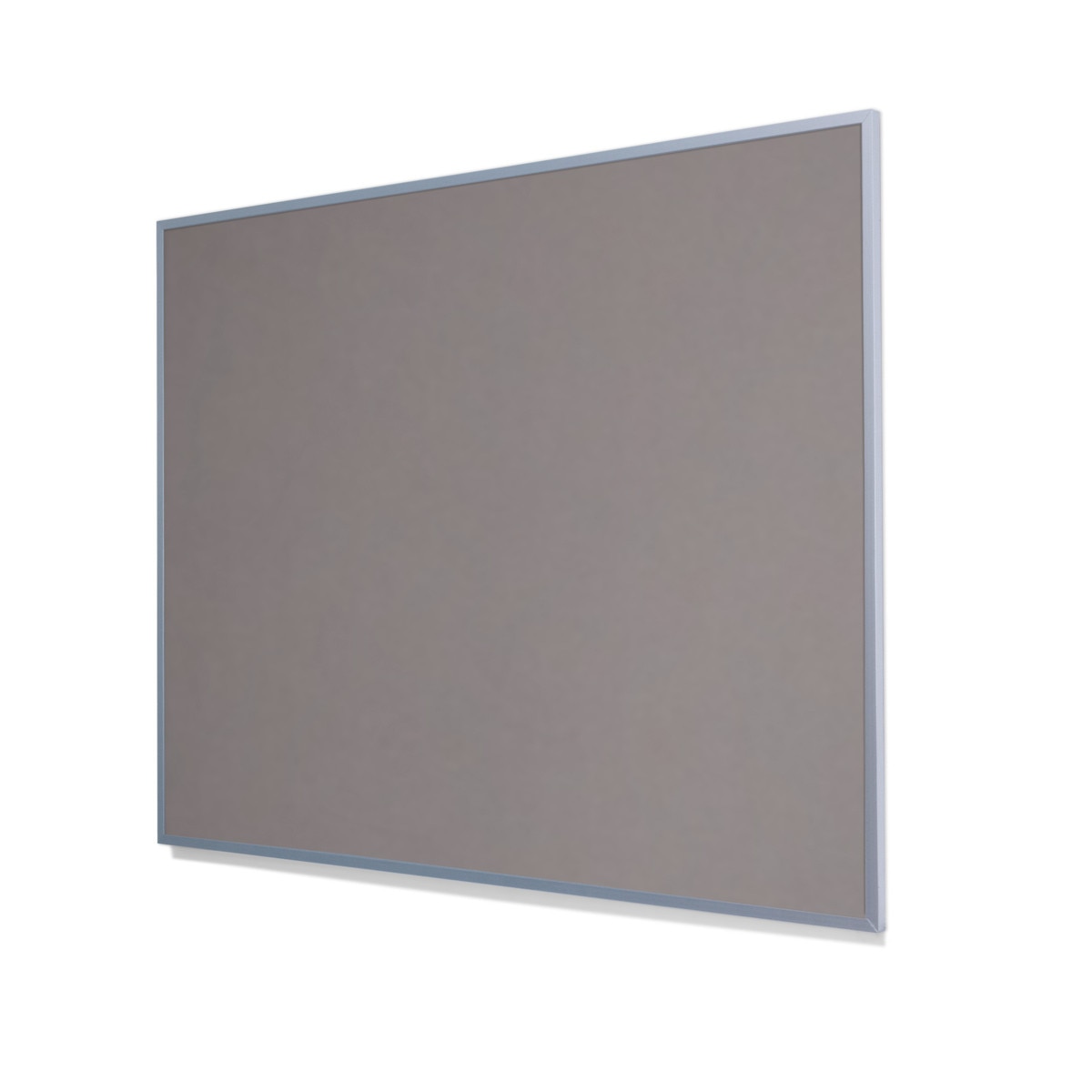2182 Potato Skin Colored Cork Forbo Bulletin Board with Narrow Light Aluminum Frame